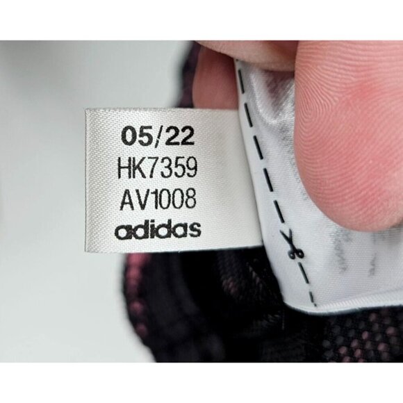 Adidas Originals Jacket Mens Sz M Black Grey Pink Abstract Full Zip Trefoil Logo - Picture 14 of 16